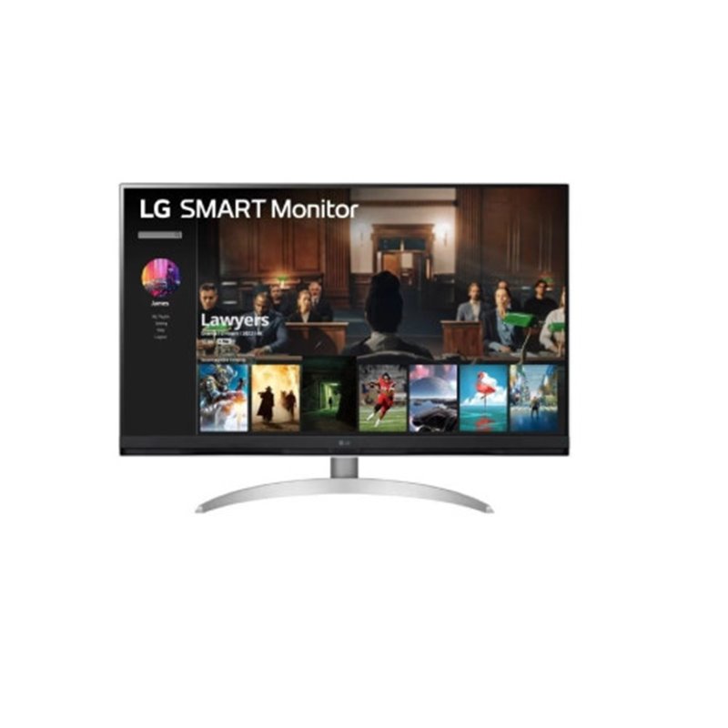 LG MONITOR (32SQ700S-W) // 32" // SMART 4K UHD CON WEBOS // 3840 X 2160 - 16:9 - 60HZ - 5MS