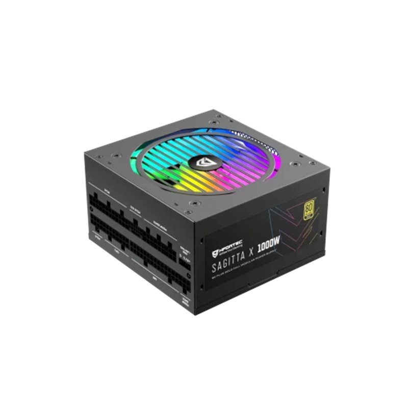 NFORTEC FUENTE DE ALIMENTACIÓN SAGITTA X 1000W. PCIE 5.0 80 PLUS GOLD FULL MODULAR A-RGB