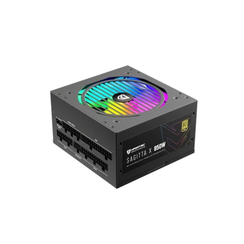 NFORTEC FUENTE DE ALIMENTACIÓN SAGITTA X 850W. PCIE 5.0 80 PLUS GOLD FULL MODULAR A-RGB