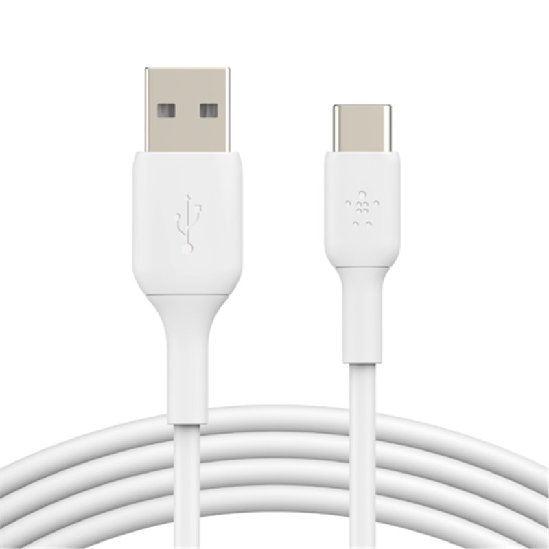 Belkin BoostCharge cable USB 1 m USB 2.0 USB A USB C Blanco