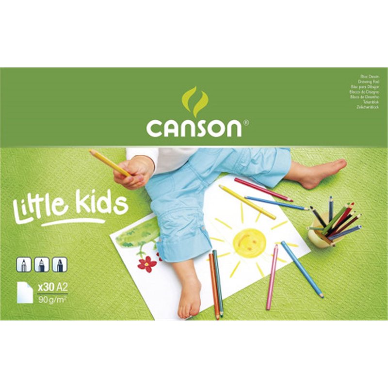 KIDS BLOC DIBUJO A2 90 GR 42X59,4 GUARRO CANSON C400015582