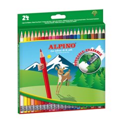 Alpino AL013658 laápiz de color Negro, Azul, Burdeos, Bronce, Marrón, Coral, Verde, Azul claro, Verde claro, Rosa claro, Cal, Ca