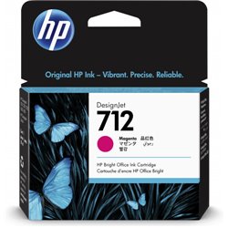 CARTUCHO GRAN FORMATO TINTA HP 712 MAGENTA (3ED68A)