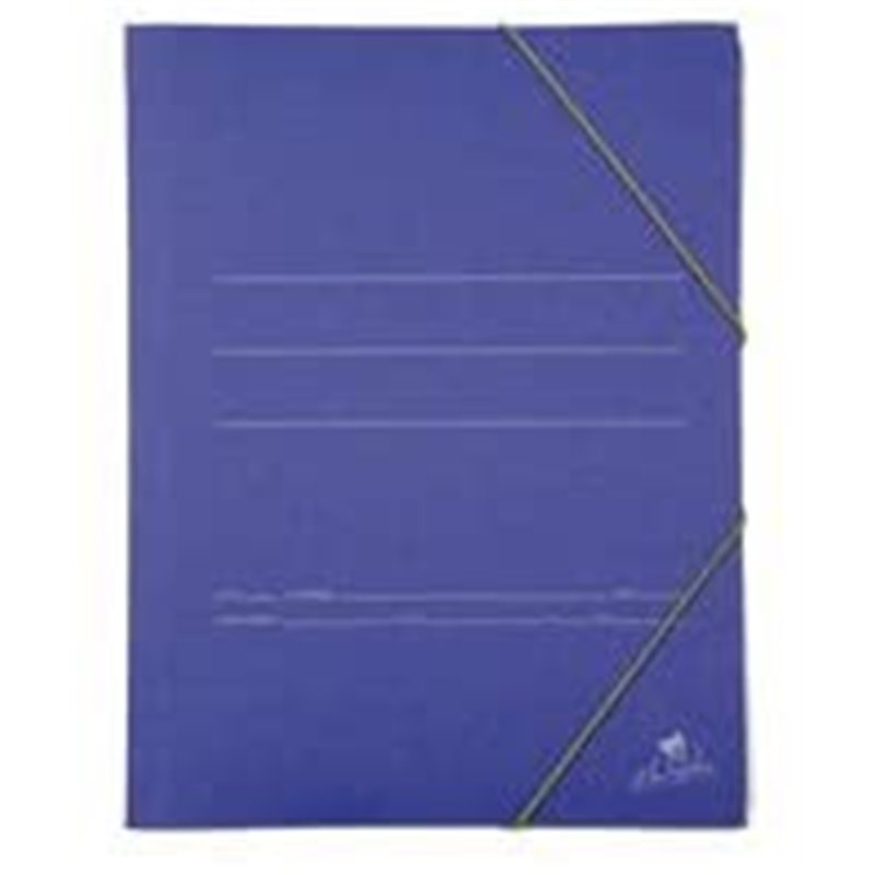 CARPETA CARTON AZUL 500 GR./M2. CUARTO GOMA SOLAPA MARIOLA 1045