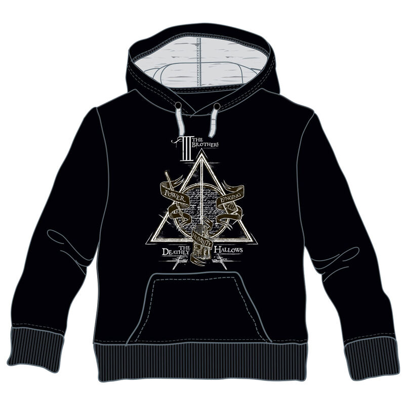 Sudadera capucha Deathly Hallows Harry Potter