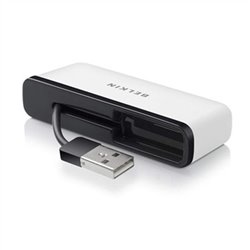 Belkin F4U021BT hub de interfaz 480 Mbit/s Negro, Blanco