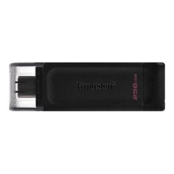 Kingston Technology 70 unidad flash USB 256 GB USB Tipo C 3.2 Gen 1 (3.1 Gen 1) Negro