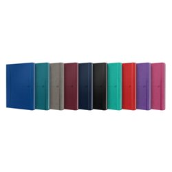 CUADERNO SIGNATURE B5 TAPA EXTRADURA 80H RAYADO HORIZONTAL COLORES SURTIDOS CLASICOS+VIVOS OXFORD 400154950