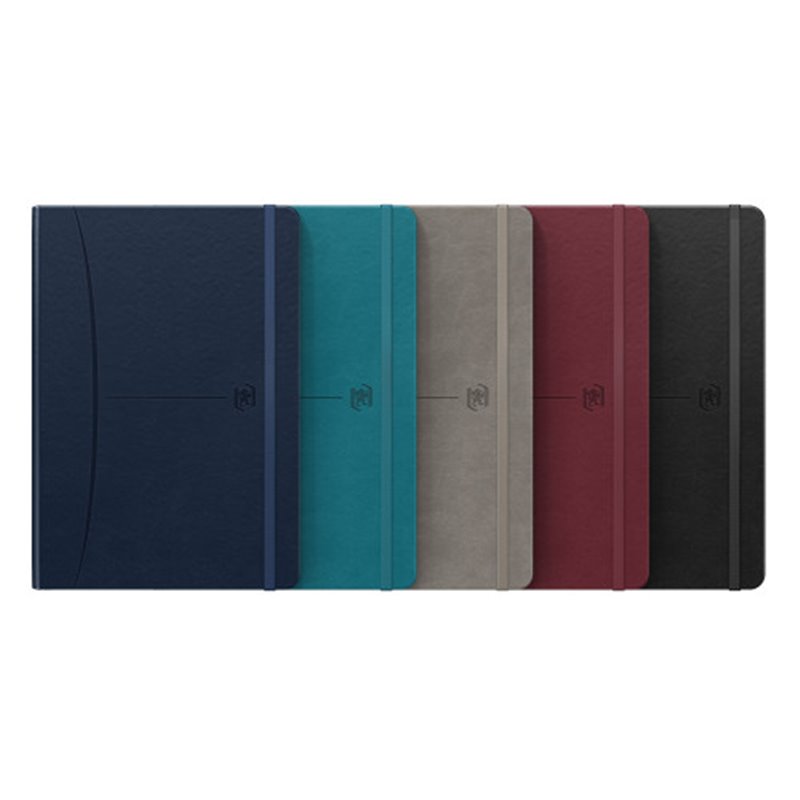 CUADERNO SIGNATURE A5 TAPA EXTRADURA 80H LISO COLORES SURTIDOS CLASICOS OXFORD 400163614