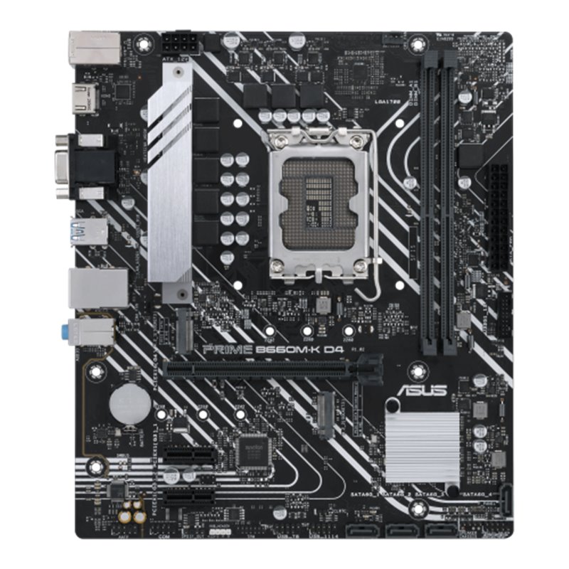 (A) PLACA ASUS PRIME B660M-K D4,INTEL,1700,B660,2DDR4,MATX