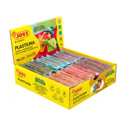 CAJA PLASTILINA 18 PASTILLAS DE 50GR GAMA NATURE COLORES SURTIDOS (3 UDS X COLOR) JOVI 70/18N