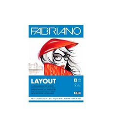 BLOC LISO ENCOLADO A4 70HOJAS 75 GR TODO TIPO TINTAS FABRIANO F19100505