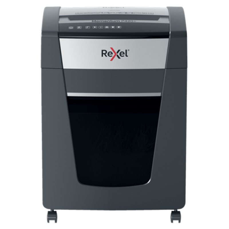 Rexel P420+ triturador de papel Corte cruzado 55 dB Negro