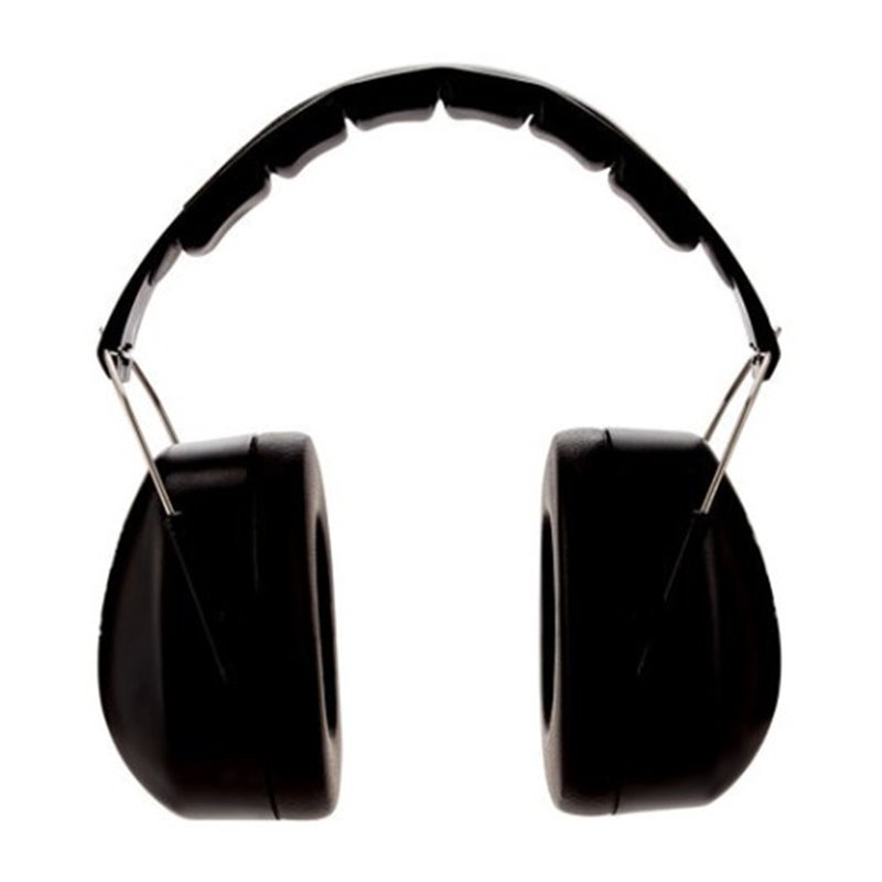 CASCOS OREJERAS ACOLCHADAS CON DIADEMA PLEGABLE PROTECCION AUDITIVA PELTOR 90563E-1 SNR-30DB NEGRO 3M 7100333470