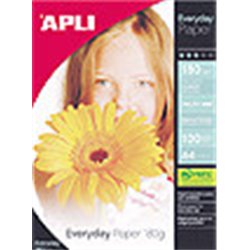 PAQUETE 100 HOJAS PAPEL 180G A4 INK GL 11475 APLI