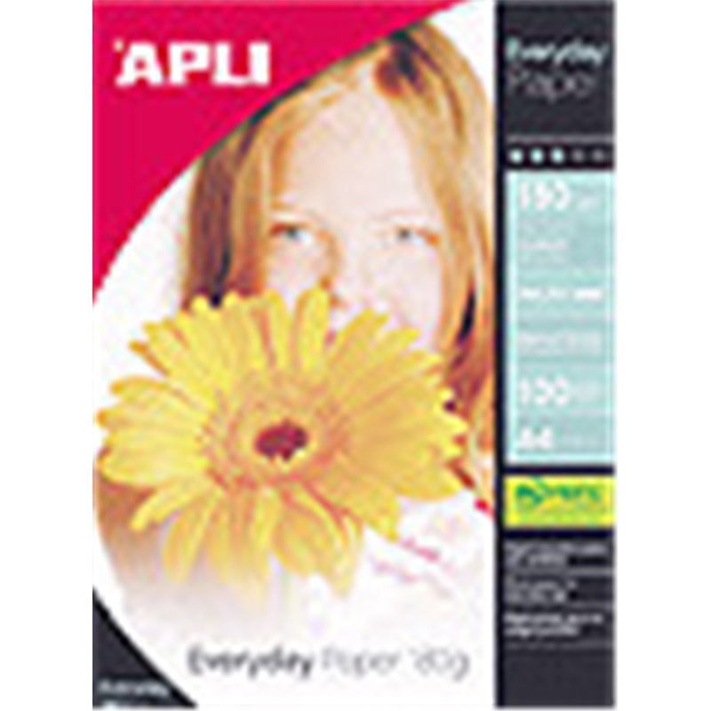 PAQUETE 100 HOJAS PAPEL 180G A4 INK GL 11475 APLI