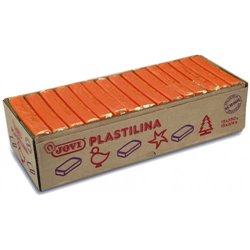 CAJA 15 PASTILLAS PLASTILINA 350 G - NARANJA JOVI 7204