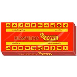 CAJA 15 PASTILLAS PLASTILINA 150 G - ROJO JOVI 7105