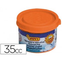 ESTUCHE TÉMPERA ESCOLAR 5 BOTES 35 ML - NARANJA JOVI 50306