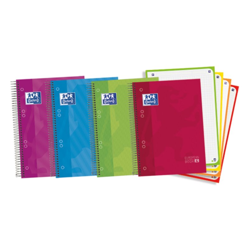 Oxford Europeanbook 4 cuaderno y block A5 120 hojas Colores surtidos