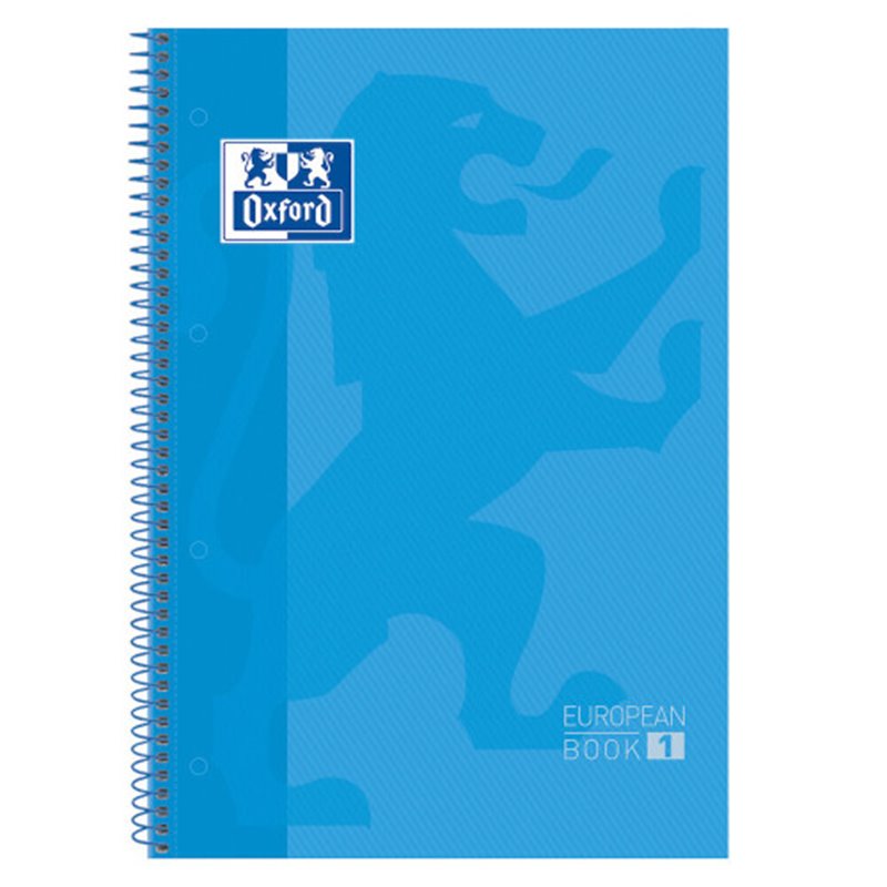 Oxford Europeanbook 1 cuaderno y block A4+ 80 hojas Azul