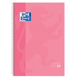 Oxford Europeanbook 1 cuaderno y block A4+ 80 hojas Rosa