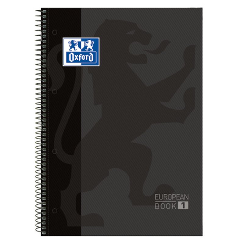 Oxford Europeanbook 1 cuaderno y block A4 80 hojas Negro