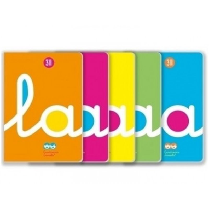 LIBRETA LAMELA FORMATO A4 RAYADO 3 MM - 50 HOJAS POLIPROPILENO 90 GRS. LAMELA 06A4P03