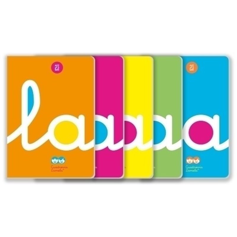 LIBRETA LAMELA FORMATO A4 RAYADO 2,5 MM - 50 HOJAS POLIPROPILENO 90 GRS. LAMELA 06A4P02