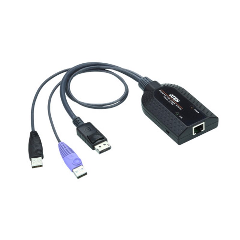 Aten KA7189 cable para video, teclado y ratón (kvm) 0,5 m Negro