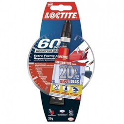 ADHESIVO UNIVERSAL EXTRAFUERTE 60 SEGUNDOS LOCTITE 2066112