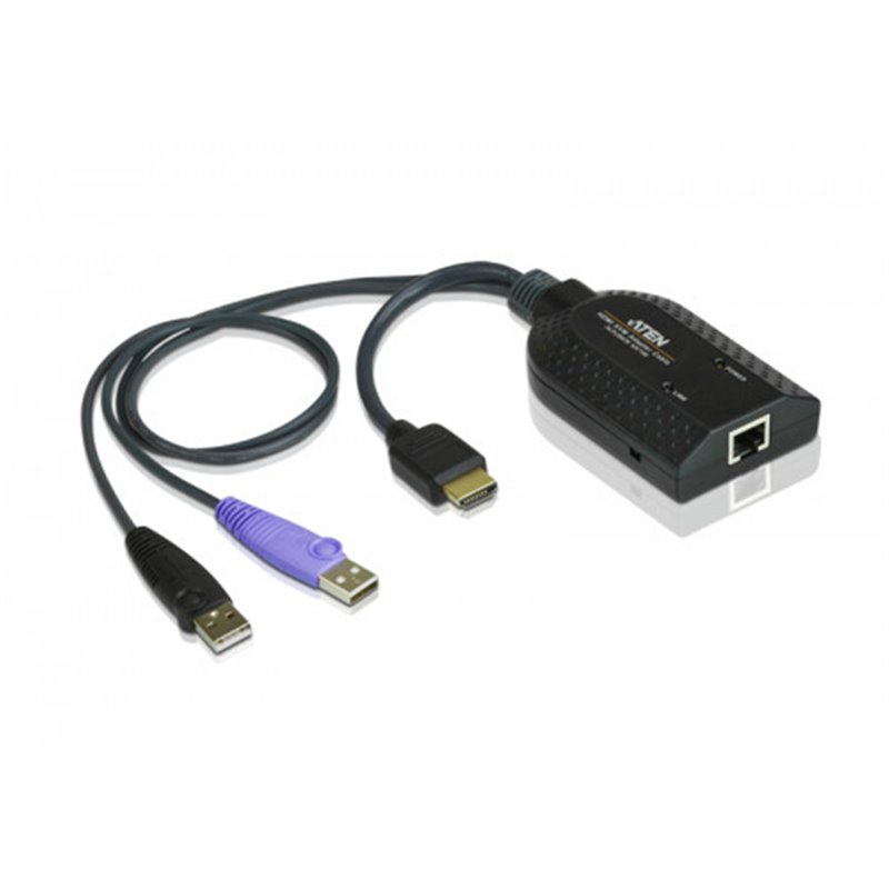 Aten KA7168 cable para video, teclado y ratón (kvm) Negro