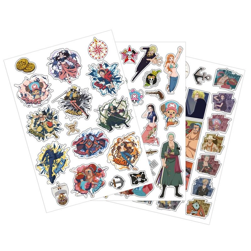 Set pegatinas removibles One Piece