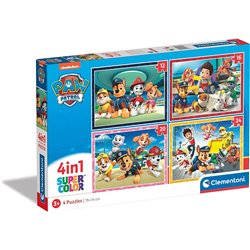 PUZZLE 4 EN 1 PAW PATROL