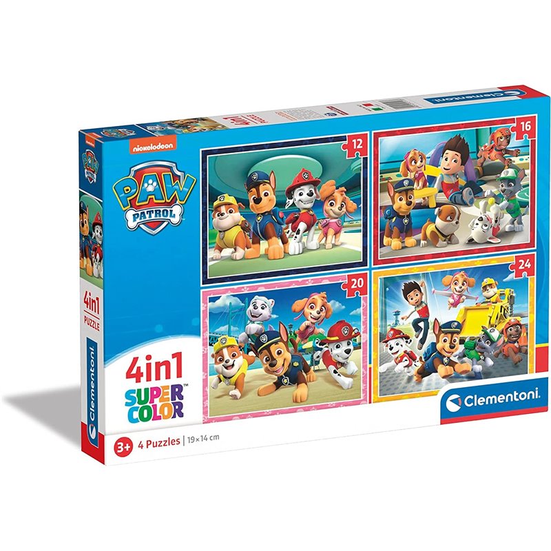 PUZZLE 4 EN 1 PAW PATROL