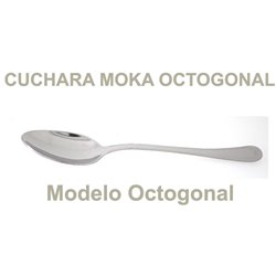 CUCHARA CAFE MOD. OCTOGONAL