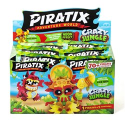 DISPLAY 24 ONE PACK PIRATIX CRAZY JUNGLE