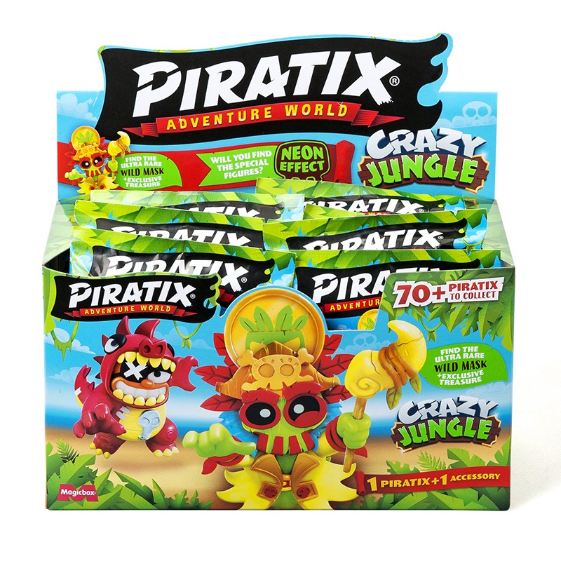 DISPLAY 24 ONE PACK PIRATIX CRAZY JUNGLE