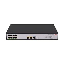 H3C S1850V2-10P-EI L2 Ethernet Switch with 8*10/100/1000BASE-T Ports and 2*1000BASE-X SFP Ports,(AC)