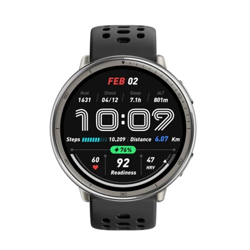 AMAZFIT ACTIVE 2 BLACK SPORT SILICONE