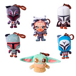 Llavero peluche Mandalorian Star Wars 10cm surtido