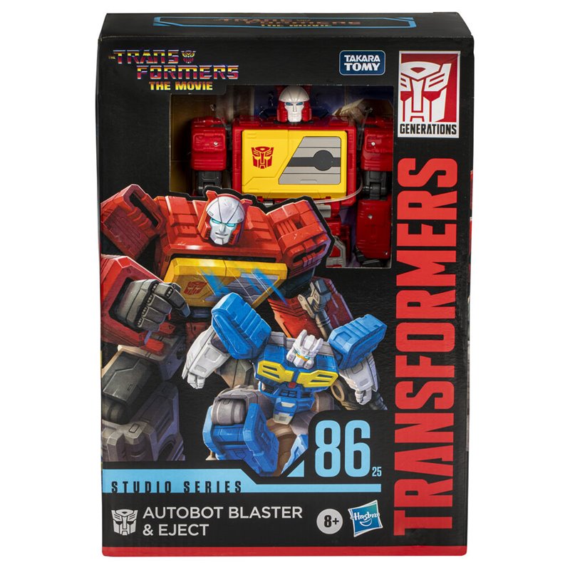 Figura Autobot Blaster & Eject Voyager Class Transformers Studio Series 16,5cm