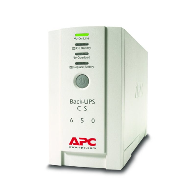 APC Back-UPS sistema de alimentación ininterrumpida (UPS) En espera (Fuera de línea) o Standby (Offline) 0,65 kVA 400 W 4 salida