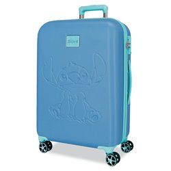 Maleta trolley ABS Azulon Stitch Disney 60cm