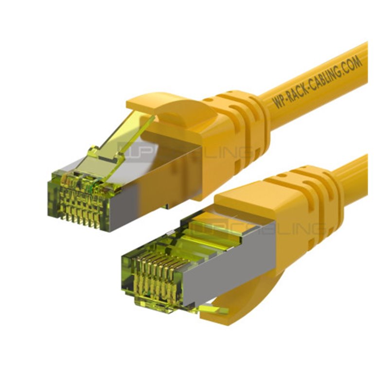 WP WPC-PAT-6ASF002 cable de red Amarillo 0,2 m Cat6a S/FTP (S-STP)