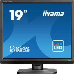 iiyama ProLite E1980S-B1 pantalla para PC 48,3 cm (19") 1280 x 1024 Pixeles VGA LED Negro