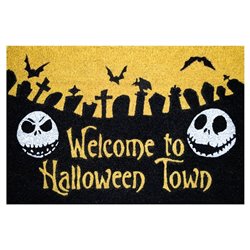 Felpudo Halloween Town Pesadilla Antes de Navidad Disney