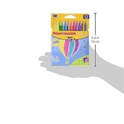 CERAS PLASTIDECOR PASTEL Y METALICOS BIC KIDS