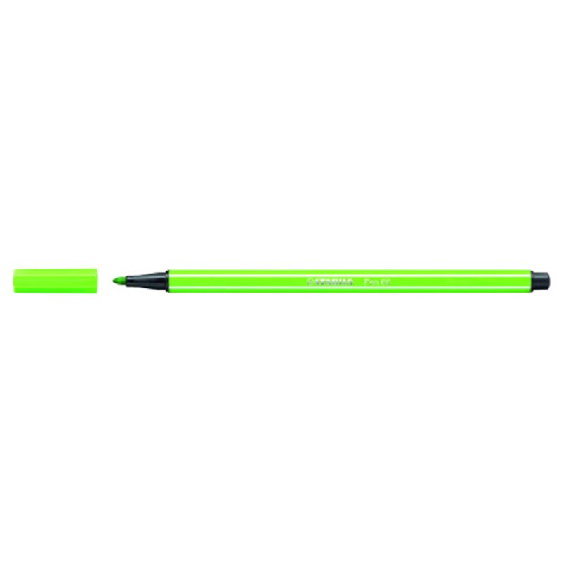 ROTULADOR PUNTA FIBRA MEDIA 1MM. PEN 68 VERDE CLARO STABILO 68/33