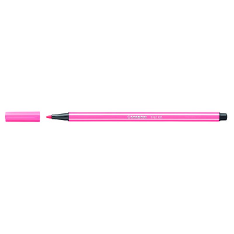 ROTULADOR PUNTA FIBRA MEDIA 1MM. PEN 68 ROSA CLARO STABILO 68/29